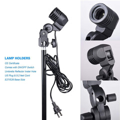 Emart Photography Umbrella Lighting Kit, 400W 5500K Photo Portrait - EMART8