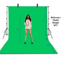 Emart Photo Video Studio 8.5 x 10ft Green Screen Backdrop Stand Kit - EMART8
