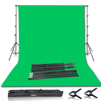 Emart Photo Video Studio 8.5 x 10ft Green Screen Backdrop Stand Kit - EMART8