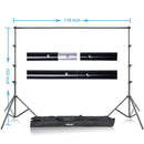 Emart Photography Backdrop Continuous Umbrella Studio Lighting Kit - EMART8