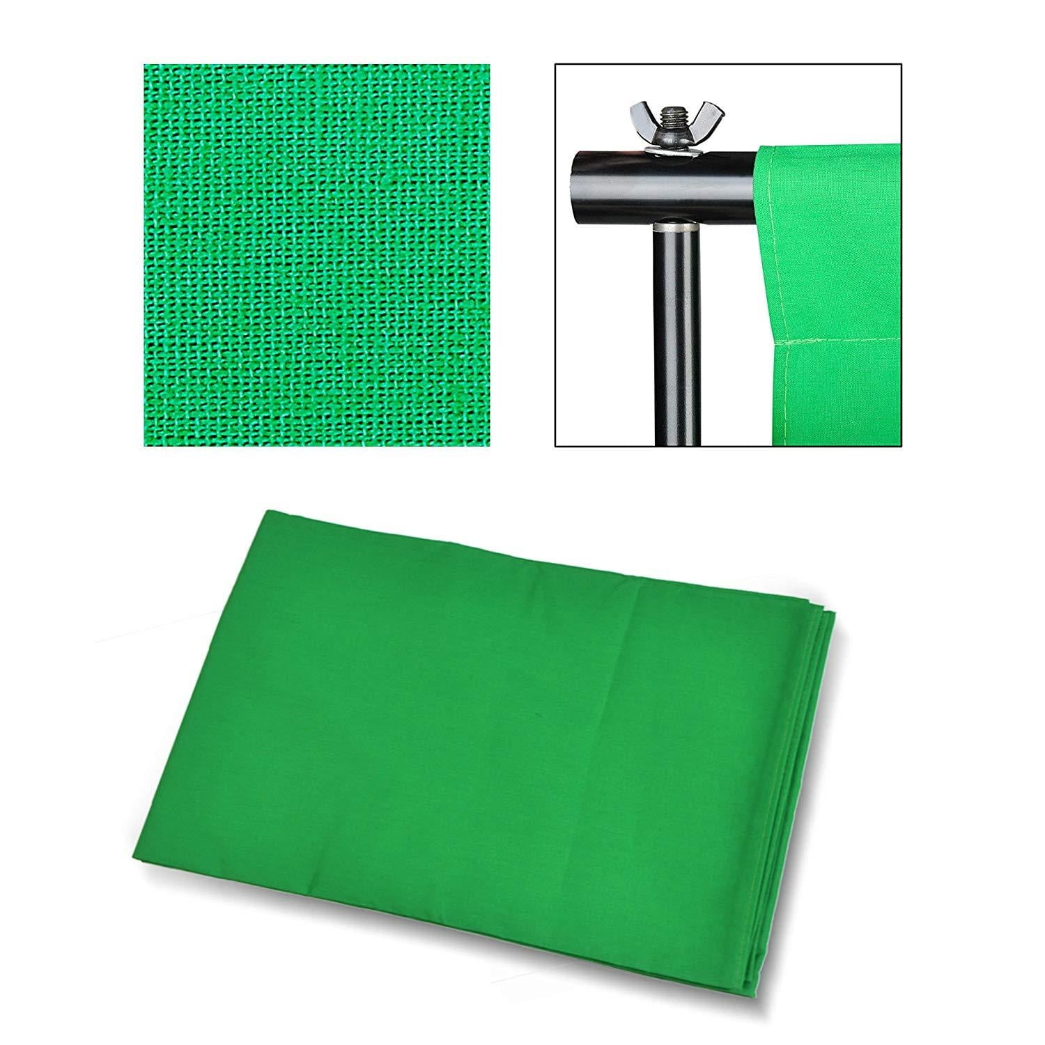 EMART Photography Lighting Kit - Includes Backdrop Stand, Green Screen, Umbrellas, Lights & Bag