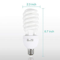 Emart Full Spectrum Light Bulb, 2 x 45W 5500K - EMART8