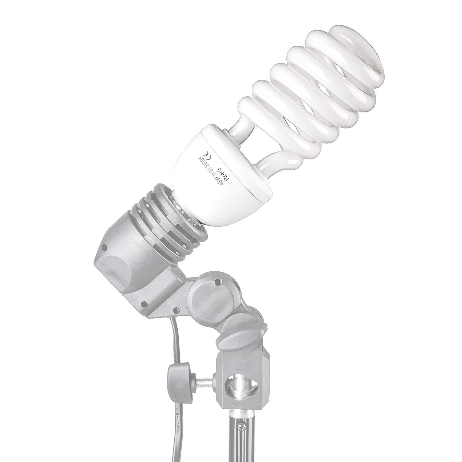 Emart Full Spectrum Light Bulb, 2 x 45W 5500K - EMART8