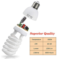 Emart Full Spectrum Light Bulb, 2 x 45W 5500K - EMART8